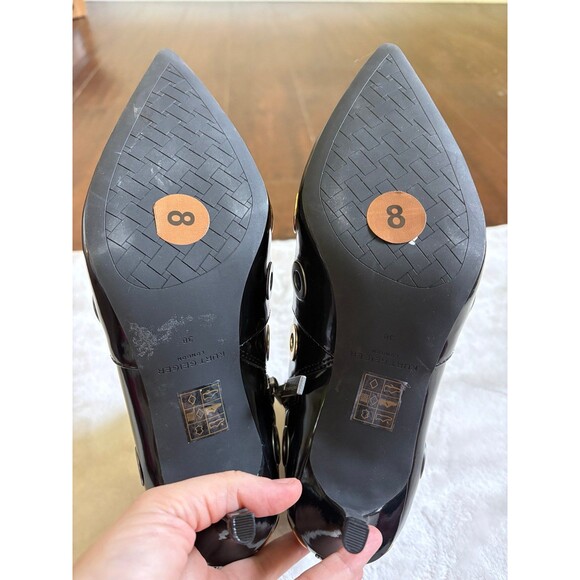 Kurt Geiger London Kensington Flexi Eyelet Ankle Boots Sz W 38 Edgy Witchy Goth - Picture 7 of 8